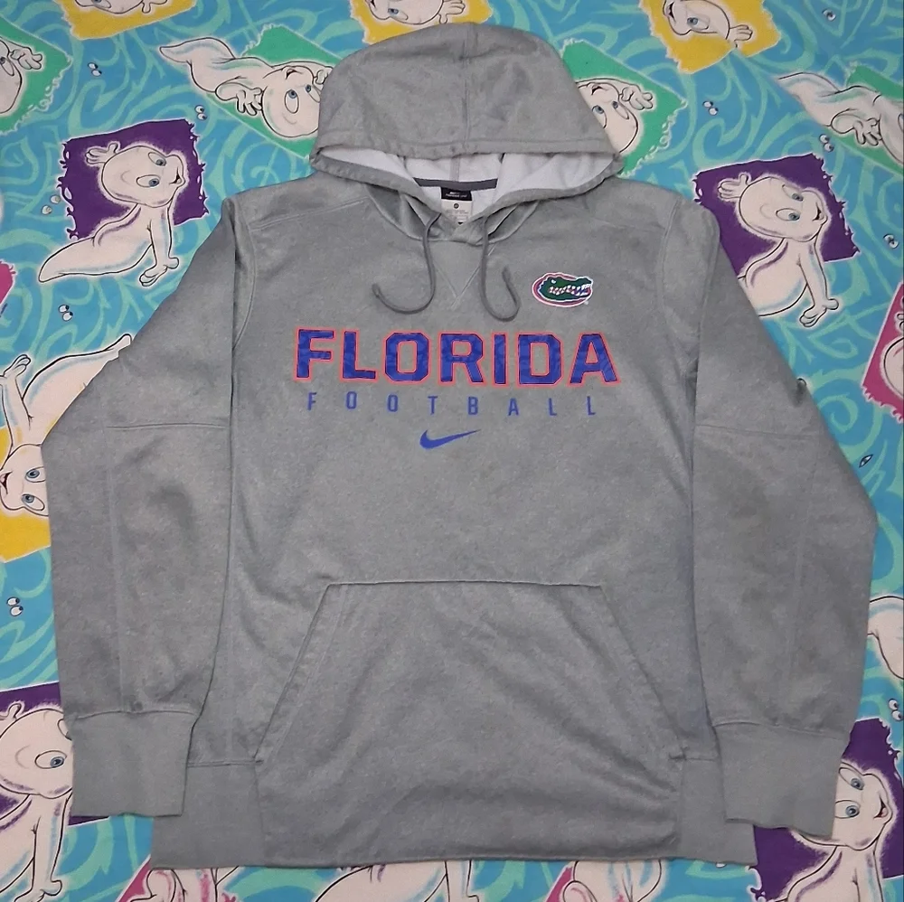 Nike Florida Gators Therma Fit Football Hoodie Hooded Sweatshirt Nike